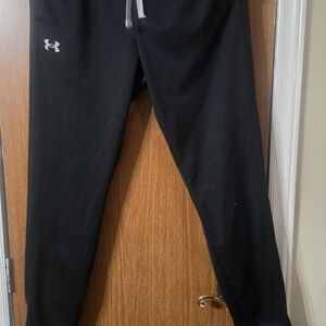 Under Armour Black Sweatpants with Logo